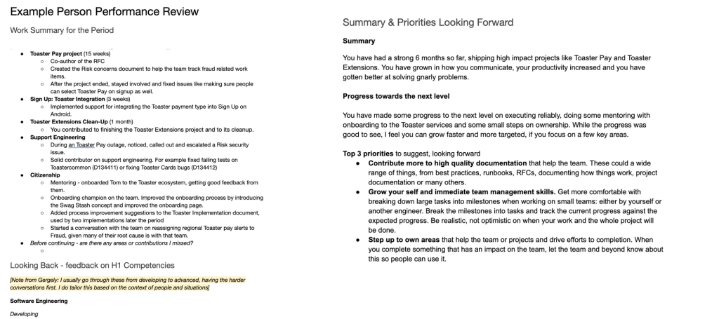 Picture of: Performance Reviews for Software Developers – How I Do Them In a
